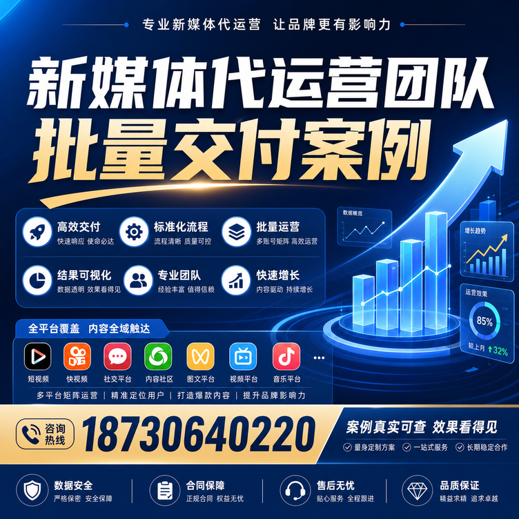 鸡西代运营公司多客户账号批量高效交付案例